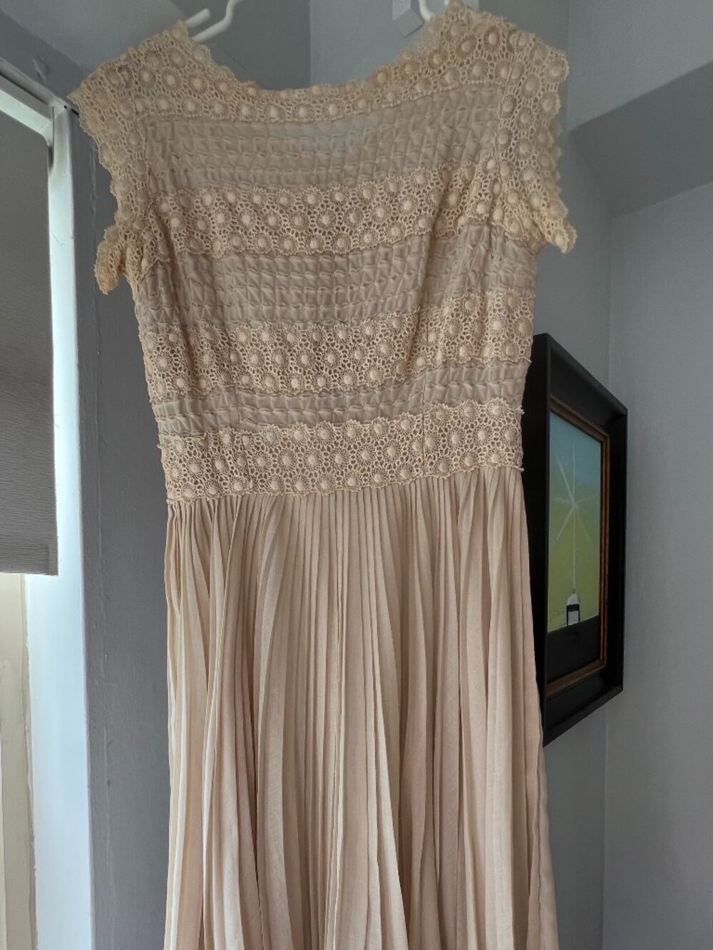 Vintage Fit/Flare Sleeveless Midi Dress
